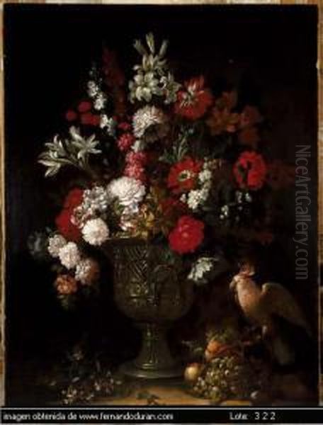 Untitled Oil Painting by Jan-baptist Bosschaert