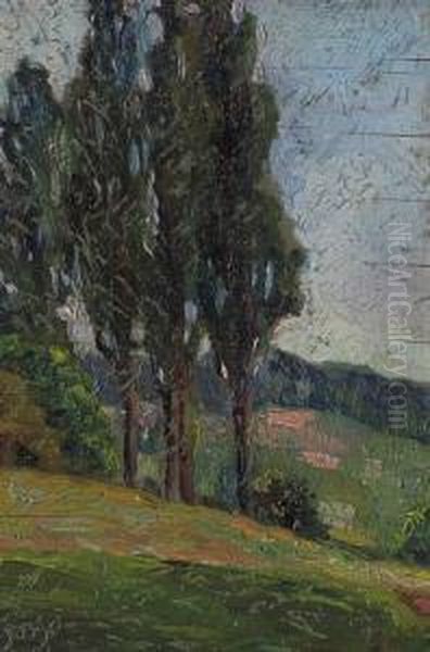 Campagna Oil Painting by Francesco Bosso