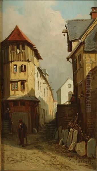 La Ruelle Oil Painting by Francois Antoine Bossuet