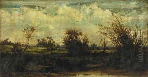 Landscape with Stream Oil Painting by John Appleton Brown