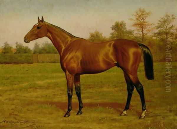 Isinglass, Triple Crown 1893 Oil Painting by Harrington Bird