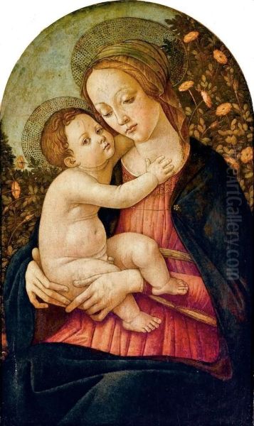 Madonna Col Bambino Oil Painting by Sandro Botticelli