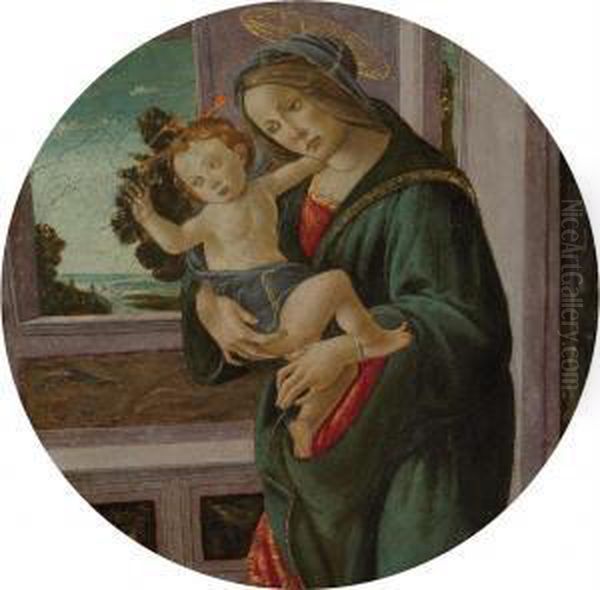 The Madonna And Child Oil Painting by Sandro Botticelli