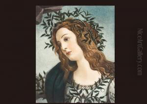 Minerva Oil Painting by Sandro Botticelli