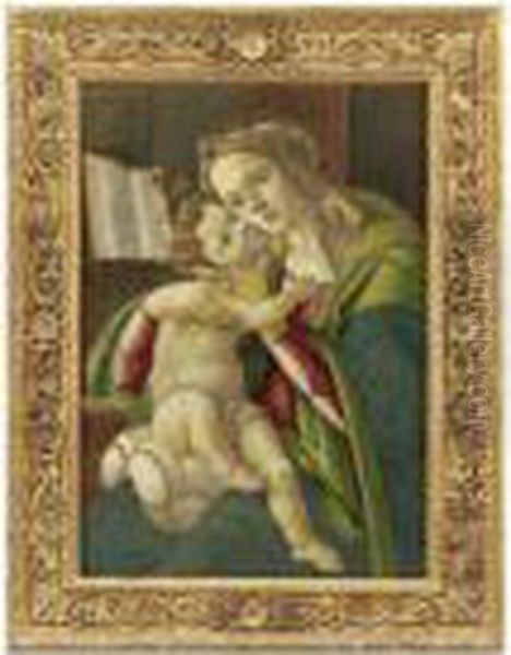 Madonna Col Bambino Oil Painting by Sandro Botticelli