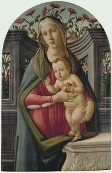 The Madonna And Child Oil Painting by Sandro Botticelli