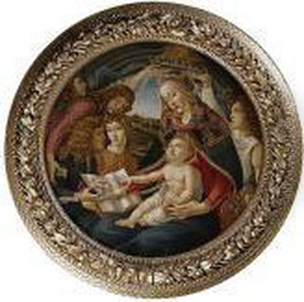 Madonna Del Magnificat Oil Painting by Sandro Botticelli