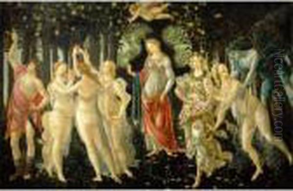 La Primavera Oil Painting by Sandro Botticelli