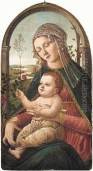 The Madonna And Child Oil Painting by Sandro Botticelli