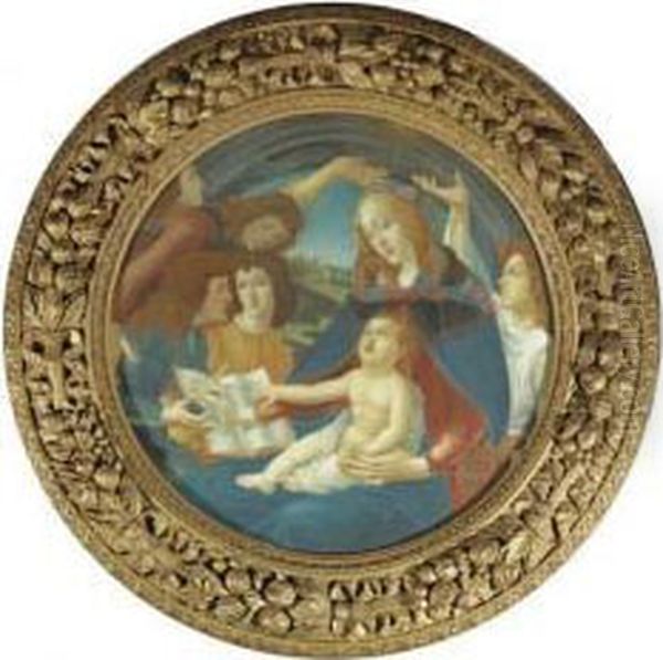 The Madonna Of The Magnificat Oil Painting by Sandro Botticelli