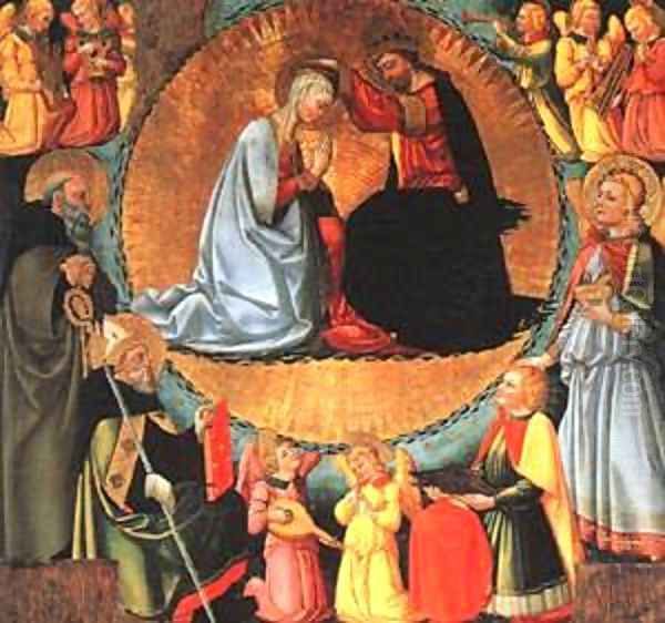 The Coronation Of The Virgin Oil Painting by Nero di Bicci