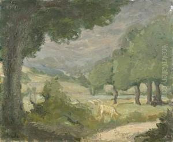  Paysage  Oil Painting by Georges Bouche