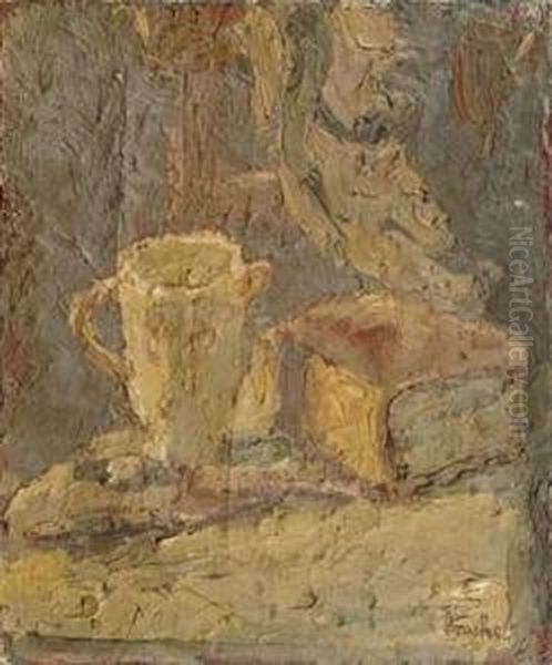  Nature Morte Au Livre  Oil Painting by Georges Bouche