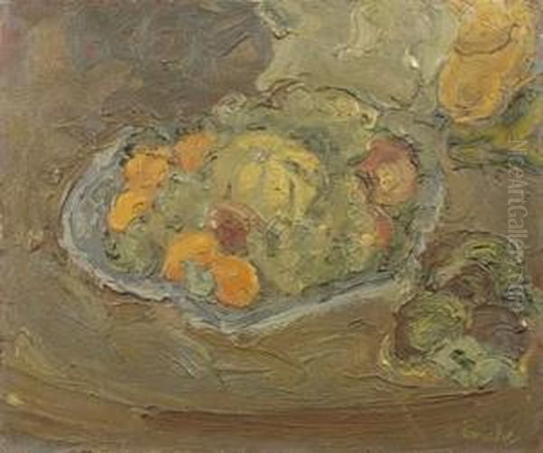  Nature Morte Aux Oranges  Oil Painting by Georges Bouche