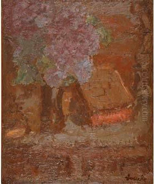 Nature Morte Au Bouquet Oil Painting by Georges Bouche