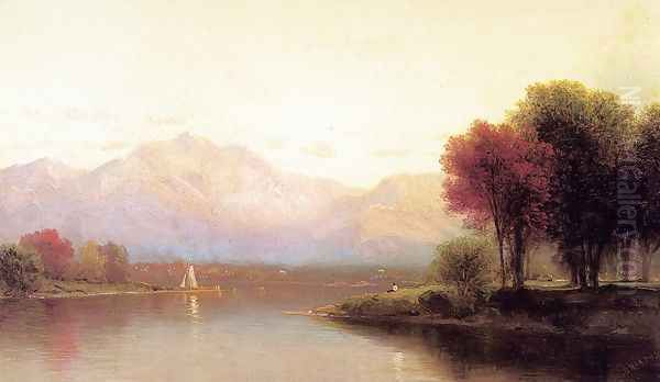 Inlet on Lake George Oil Painting by John Bunyan Bristol