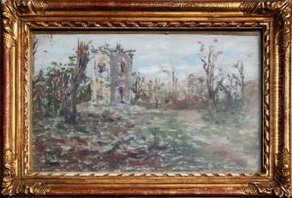 Landscape
With House Oil Painting by Joseph-Felix Bouchor