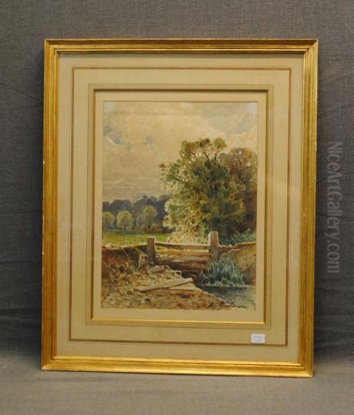 Campagne Oil Painting by Hippolyte Boulenger