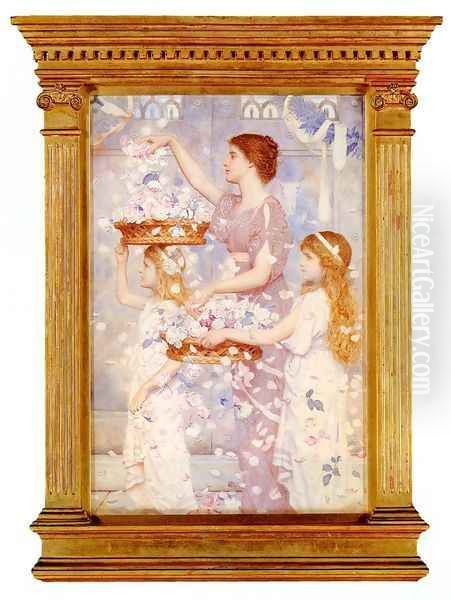 The Empress Comes (or Poppaea Comes) Oil Painting by George Lawrence Bulleid