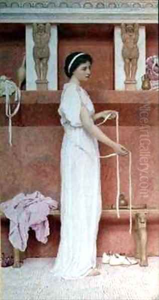 Before the Bath Oil Painting by George Lawrence Bulleid