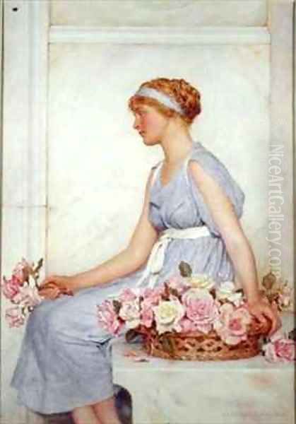 At the Temple Gate Oil Painting by George Lawrence Bulleid