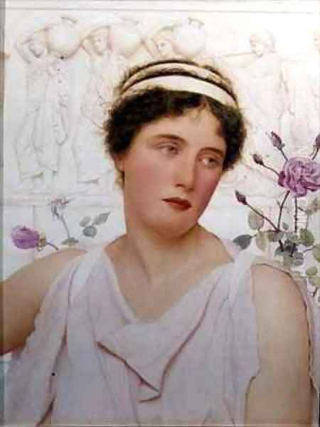 Claudia Oil Painting by George Lawrence Bulleid