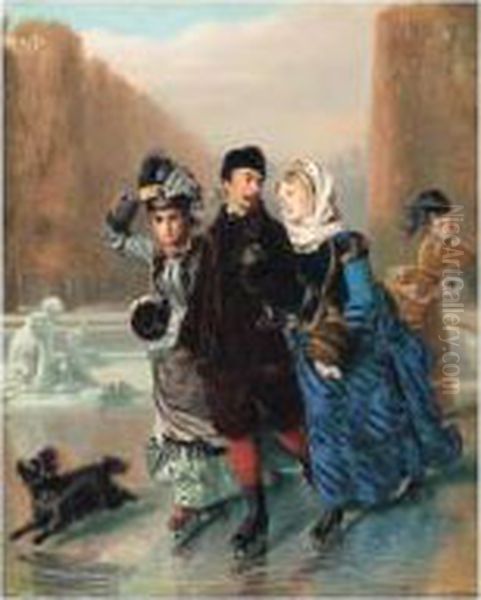 La Preferee Oil Painting by Charles Edouard Boutibonne