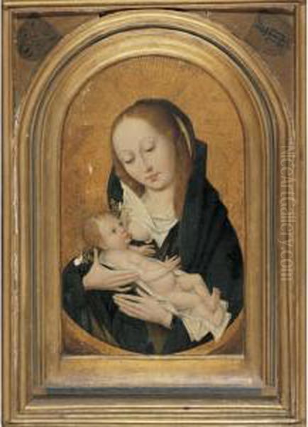 Virgin And Child Oil Painting by Dieric the Elder Bouts