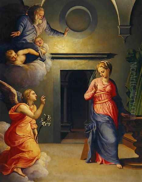 The Annunciation by Giovanni Bizzelli