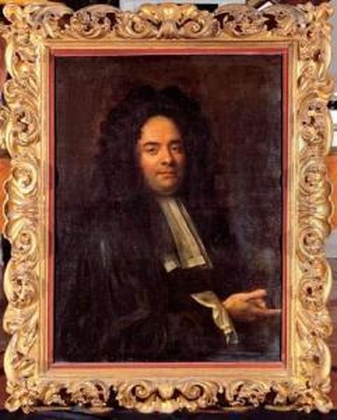  Portrait D'avocat  Oil Painting by Andre Bouys