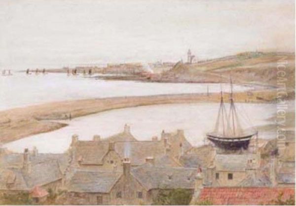 The Estuary Oil Painting by George Price Boyce