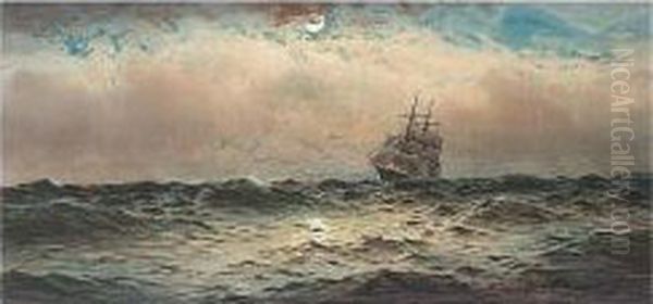 Marine Oil Painting by William Thomas Nicholas Boyce