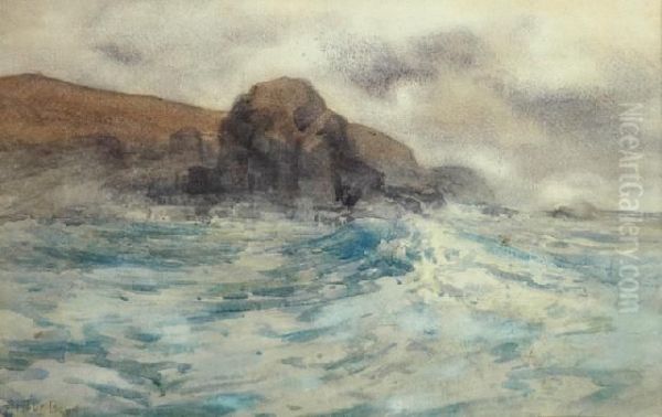 Senior Seascape Oil Painting by Arthur Merric Boyd