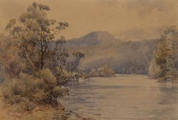 Riverboat Oil Painting by Arthur Merric Boyd