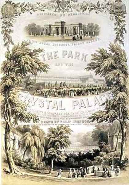 Frontispiece to 'The Park and the Crystal Palace' Oil Painting by Philip Brannon