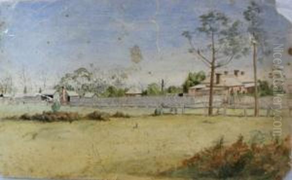 The Grange Oil Painting by Emma Minnie Boyd