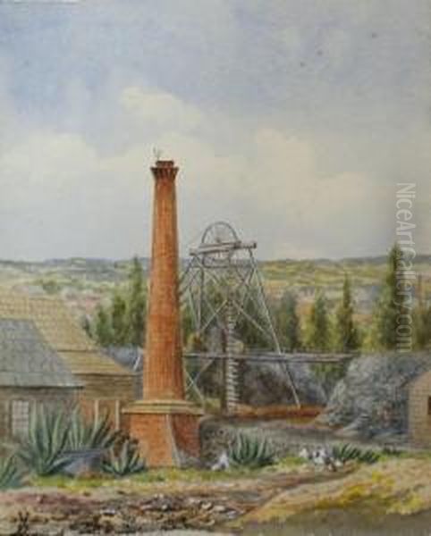 The Mine Shaft Oil Painting by Emma Minnie Boyd