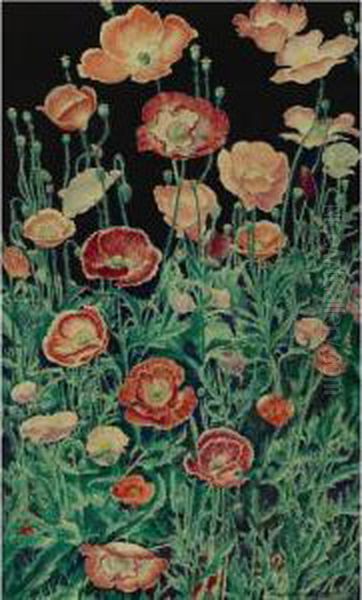 Shirley Poppies by J. Rutherford Boyd