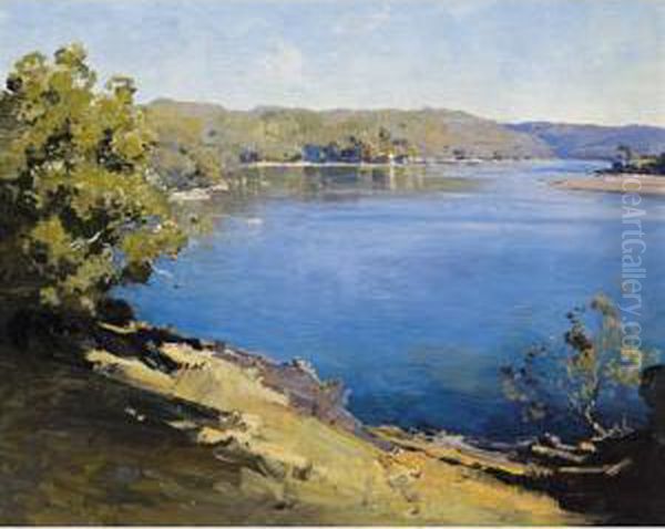 Hawkesbury River Oil Painting by Theodore Penleigh Boyd