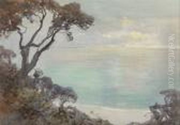 Coastal View Oil Painting by Theodore Penleigh Boyd