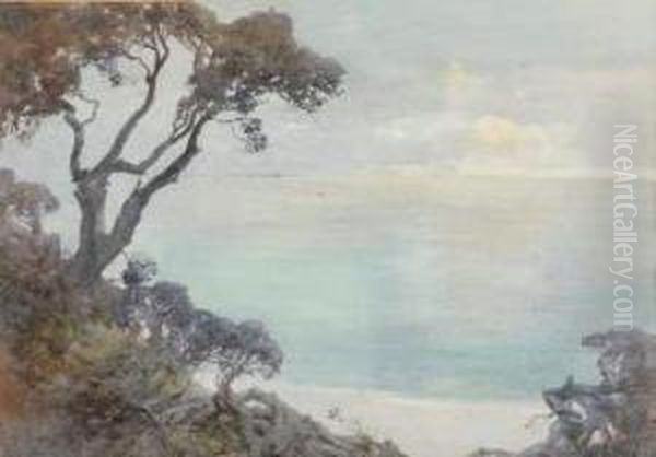 Coastal View Oil Painting by Theodore Penleigh Boyd