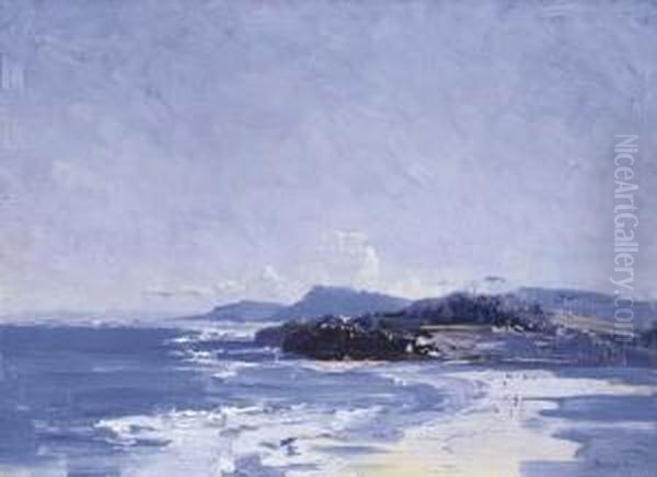 Coastline From Lorne, Victoria Oil Painting by Theodore Penleigh Boyd