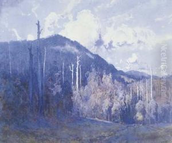 The Blue Haze Oil Painting by Theodore Penleigh Boyd