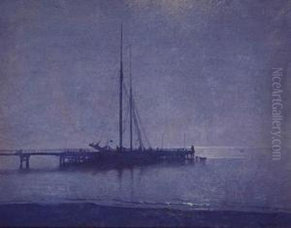 Late Evening Oil Painting by Theodore Penleigh Boyd