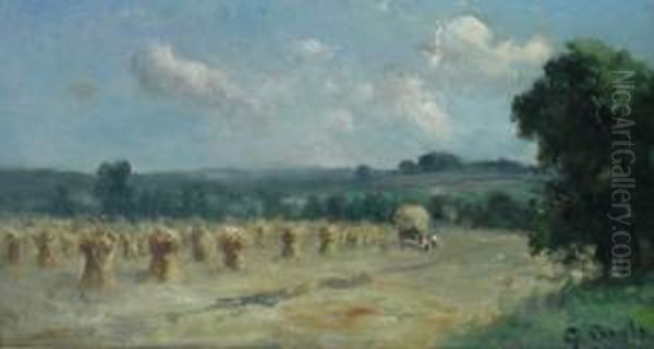 The Harvest Field Oil Painting by George Boyle