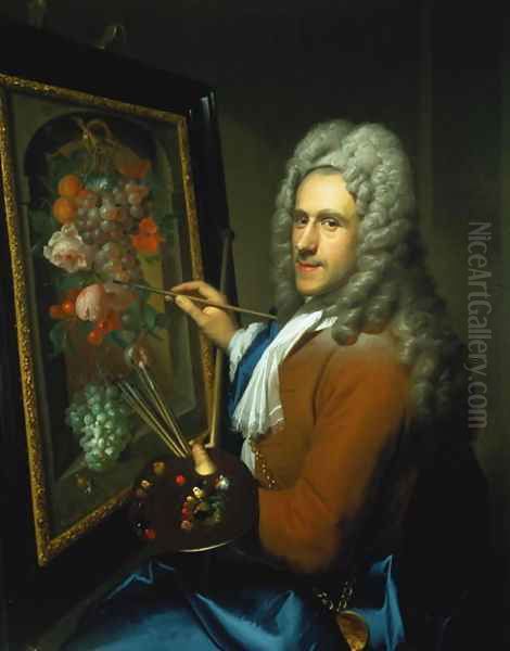 Portrait of the artist Coenraet Roepel Oil Painting by Richard van Bleeck