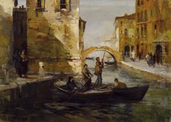 Chioggia Oil Painting by Attilio Bozzato