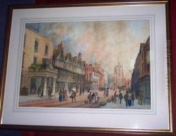 Chapel Street, Stratford On Avon Oil Painting by Paul Braddon