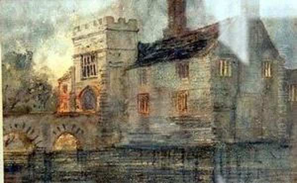 Baddesley Clinton Oil Painting by Paul Braddon