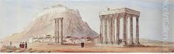 The Acropolis Oil Painting by Paul Braddon